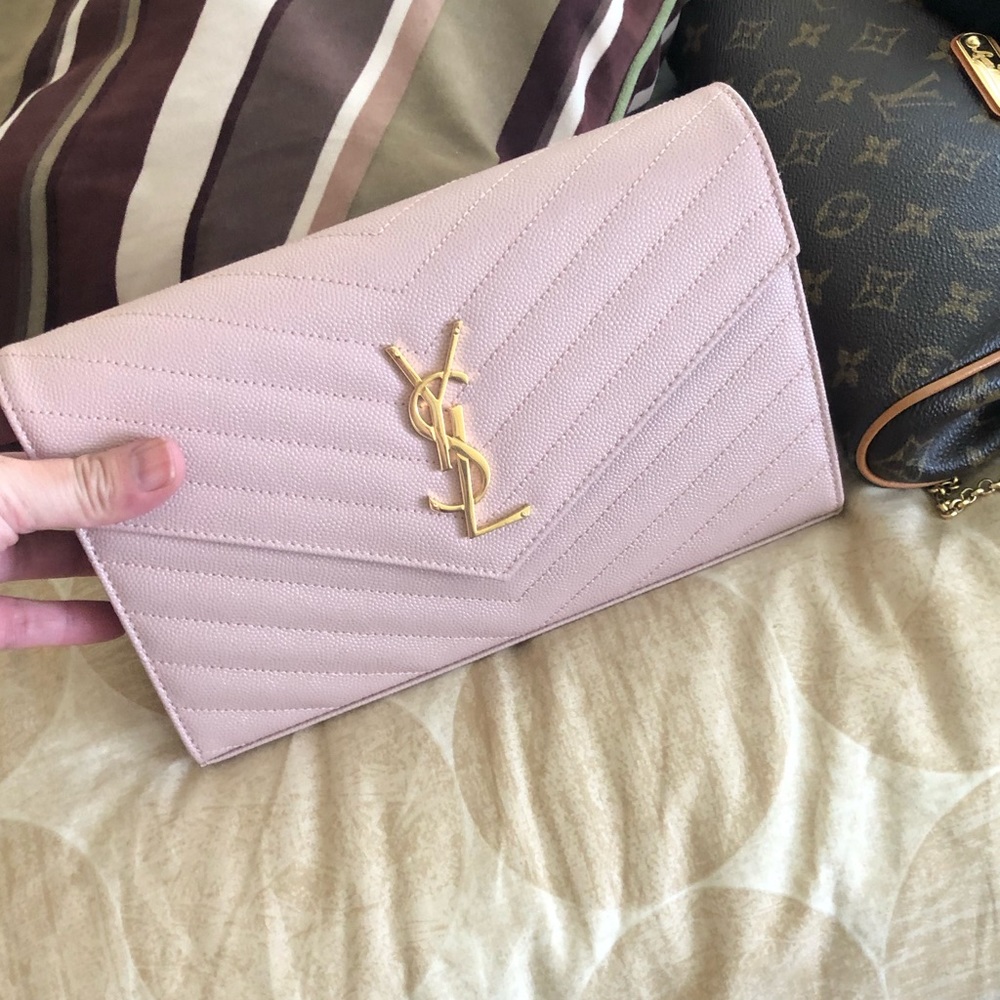 Saint Laurent Monogram Wallet on Chain - SOLD OUT